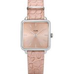 Cluse La Tétragone Silver/Soft Almond Alligator