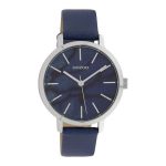 OOZOO Timepieces Blue Leather Strap