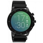 OOZOO Smartwatch Q00309 Black Stainless Steel Bracelet