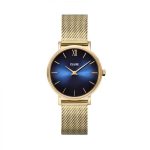 Ρολόι Cluse Minuit Mesh Deep Gold / Blue