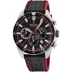 FESTINA Chronograph Black Leather Strap