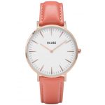 Cluse La Boheme Rose Gold White/Flamingo
