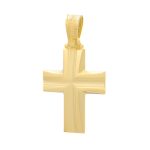 Gold cross K14 "Triantos"