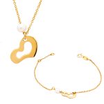 Necklace Bracelet Gold K14