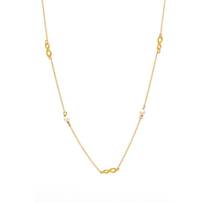 Set Necklace Bracelete K9 Infinity