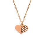 Gold necklace K14 Heart