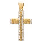Χρυσός Γυναικείος Σταυρός Κ14