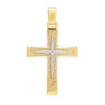 Gold Cross K14 Two-tone Matte