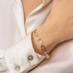 Χρυσό Βραχιόλι Κ14 Δίχρωμο - Image 2