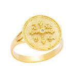 Χρυσό Δαχτυλίδι Κ14 Κωνσταντινάτο