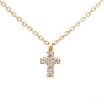 Χρυσό κολιέ Κ14 Σταυρουδάκι