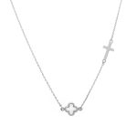 Λευκόχρυσο Κολιέ Κ9 Σταυρουδάκι