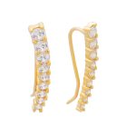 Χρυσά Σκουλαρίκια Κ14 Σειρέ