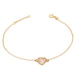 Ασημένιο Βραχιόλι 925 ''White Heart''