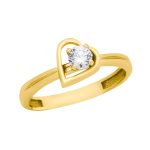 Χρυσό Δαχτυλίδι Κ9 Μονόπετρο