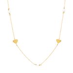Χρυσό Κολιέ Κ9 ''Love & Pearls''
