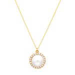 Χρυσό Κολιέ Κ9 "Μαργαριτάρι"