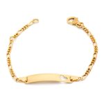 Ασημένια Παιδική Ταυτότητα "Heart Name Bracelet"