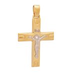 Χρυσός Ανδρικός Σταυρός Κ14