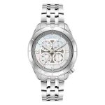 BREEZE Symmetria Swarovski Silver Stainless Steel Bracelet