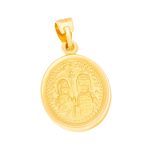 Κωνσταντινάτο – Φυλαχτό Διπλής Όψεως Χρυσό Κ9 - Image 2